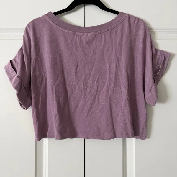 Bloom + Pop | Tybee Island, Georgia Crop Top Purple Size M - Image 3