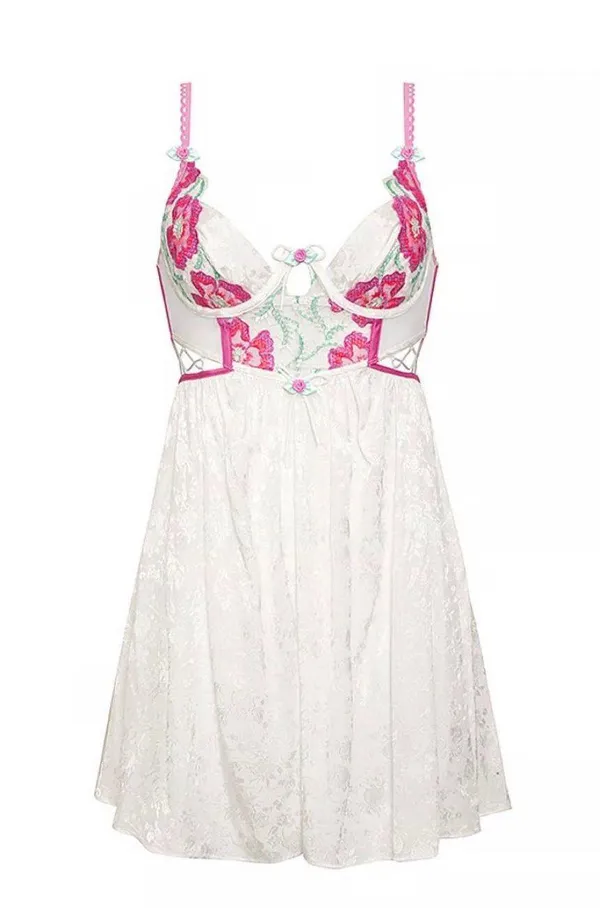 For Love And Lemons Festival Floral Slip Dress - Image 3