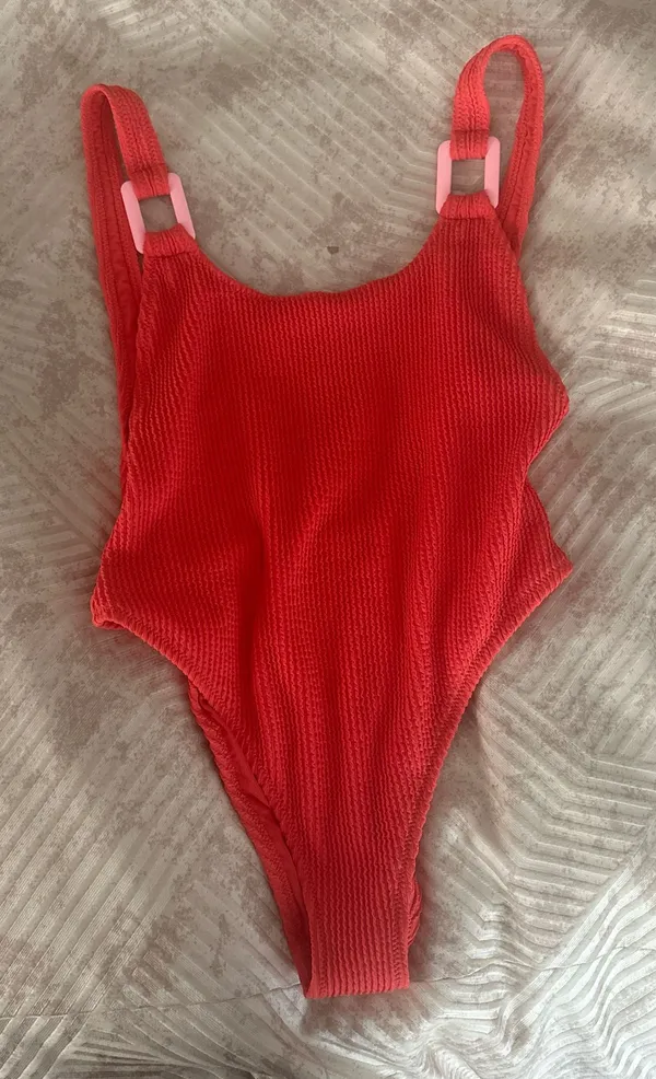 Aerie Red One-Piece Swimsuit - Image 3