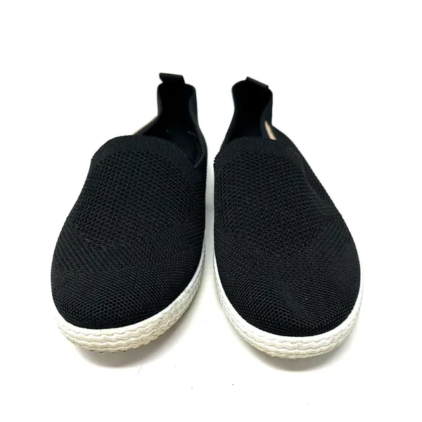 Tommy Bahama Size 10 Slip-On Deck Comfort Shoes Black with White Sole‎ - Image 2