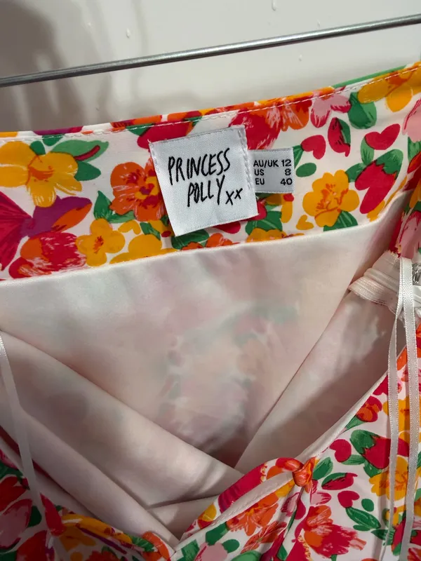 Floral Mini Princess Polly Dress - Image 2