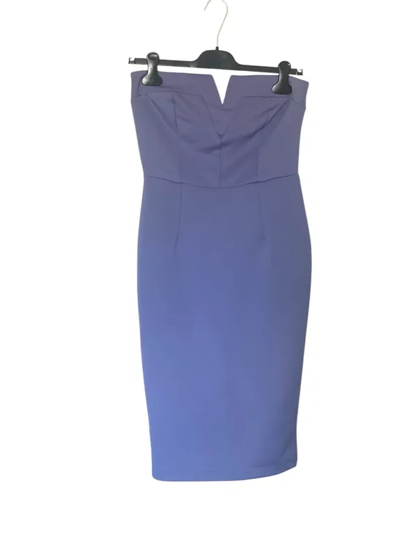 VENUS Strapless Lavender Sheath Dress - Image 3