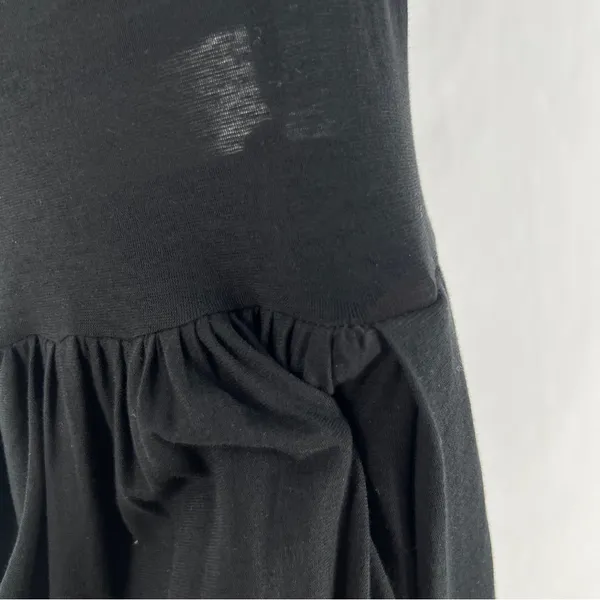 Lunn‎ by Lilith Black Lightweight Cotton Dress Mesh Trim Fit & Flare Pockets - Image 13