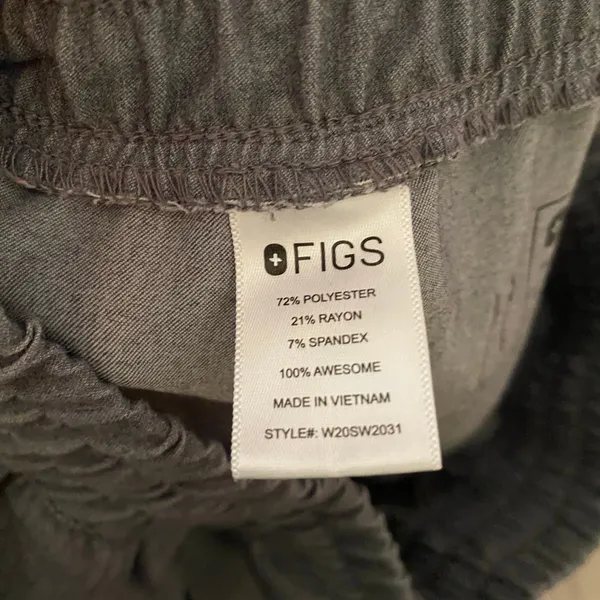 FIGS Graphite Gray Yola Straight Leg Scrub Pants Uniform Women's size Medium - Image 8