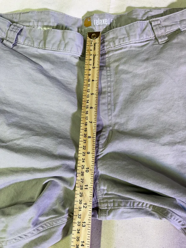 Carhartt Men’s Khaki Relaxed Fit Shorts 42 - Image 3