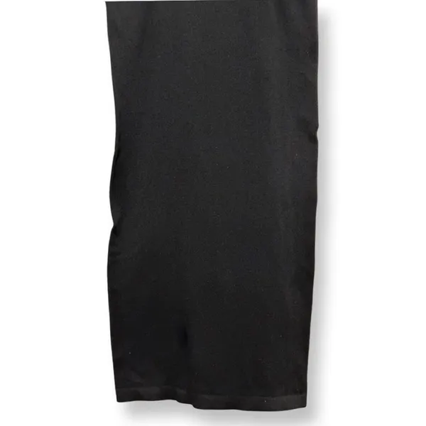 Iets Frans Black Bodycon Dress Logo Tape Racerback Mini Sporty Athletic S NWOT - Image 9