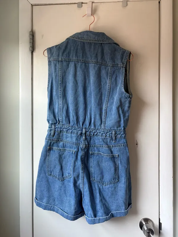 Shein Denim Romper Overalls - Image 2