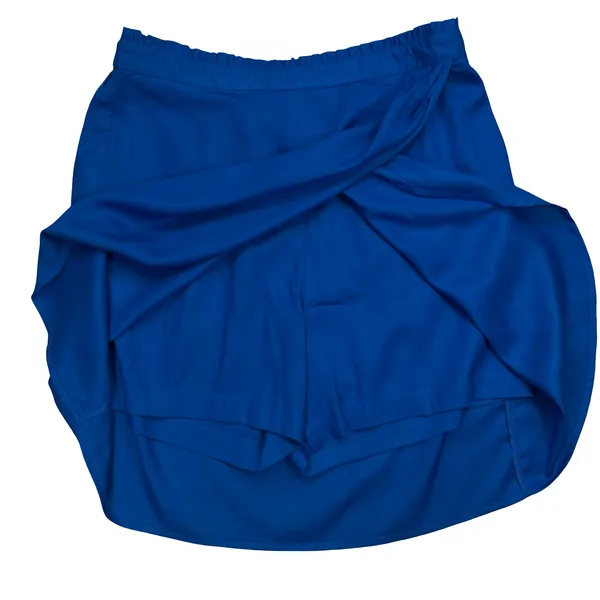 Candace Cameron Bure Womens Skort Blue Wrap Front Modal‎ Blend Casual M - Image 3