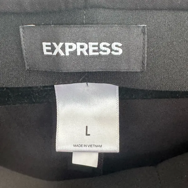 Express Black Wide-Leg Women's Pants - Image 4