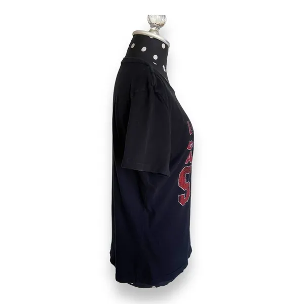 The Victory Womens‎ Tee Sz M UGA Dawgs Sweet Tea SEC Black Red Bulldogs - Image 5