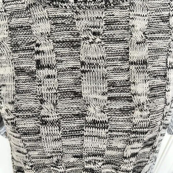 Poncho Sweater Oversized Knit Turtleneck Chunky One Size Cozy Fall Winter - Image 8
