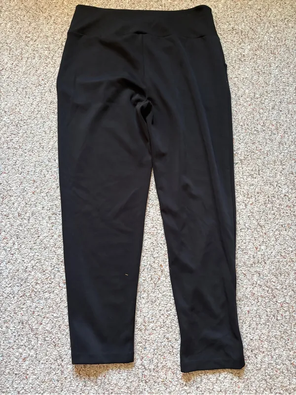 Angels Skinny Pants Women XL Black Pocket high Rise leggings 28 inseam business - Image 6