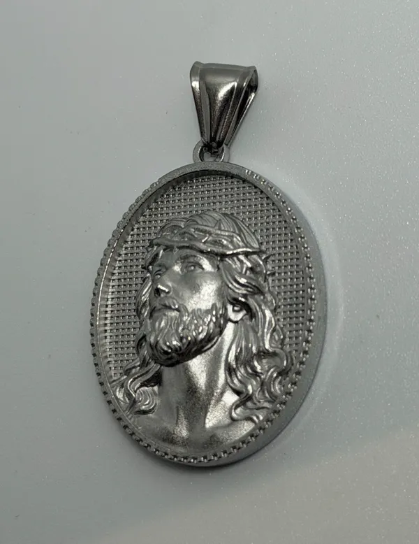 Religious Christ face Pendant - Image 2