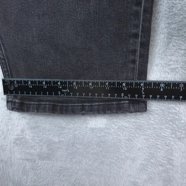 Spanx Shape Jeans Women XL Petite Black Authentic 360 90s Straight Leg 21596Q - Image 10