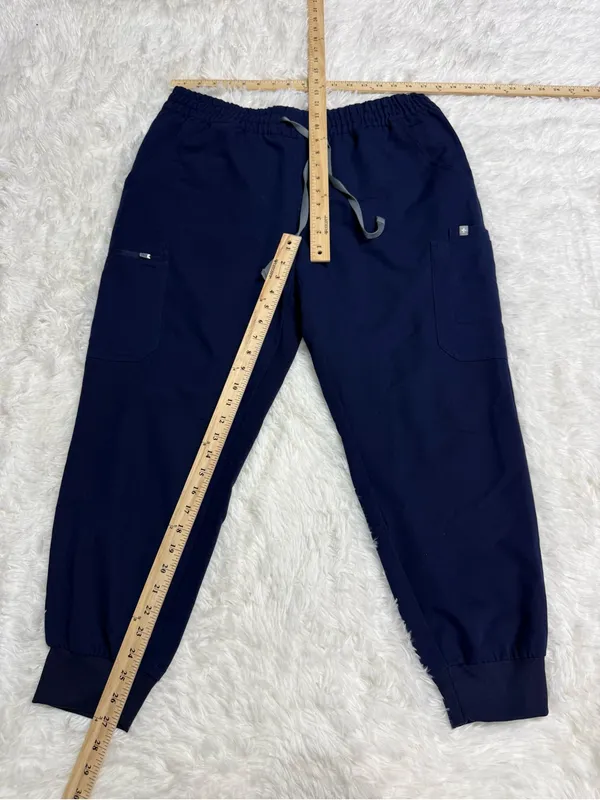 FIGS Uman Jogger Scrub Pants Women’s XL Petite Navy Technical Collection - Image 7