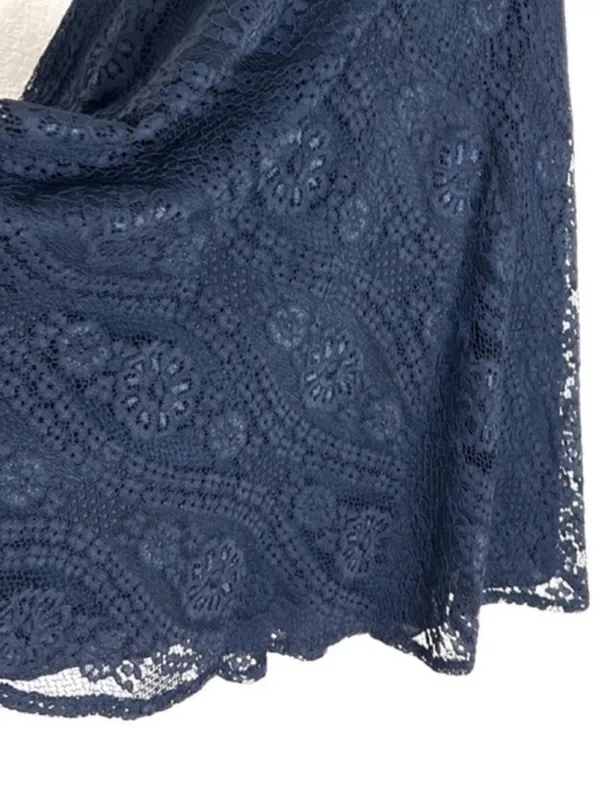 NWT Hello Molly blue lace spaghetti strap short dress whimsy romantic NEW SZ 4 - Image 7