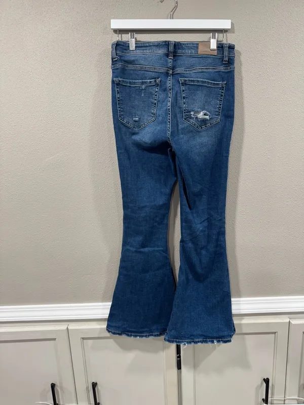 BKE Parker Super Flare High Rise Jean 27x 31 1/2 - Image 6