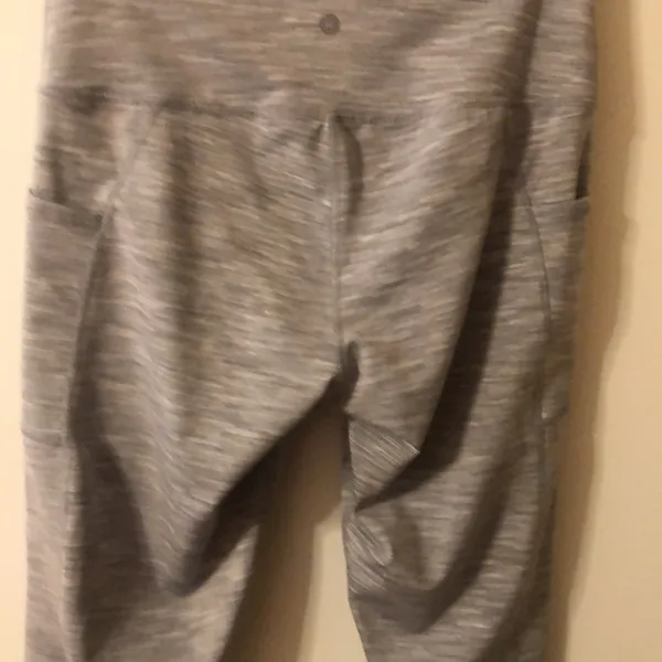 90 Degree by Reflex Women High Waist Yoga Leggings Grey Size Medium - Image 6