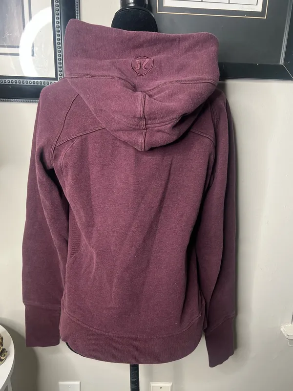 Lululemon scuba‎ full zip hoodie vintage plum 8 - Image 5