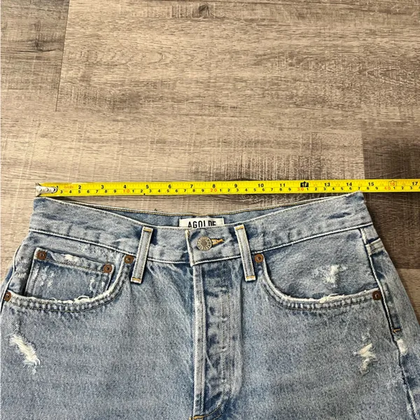 AGOLDE Parker Vintage Cut Off Shorts in Swapmeet - Image 7