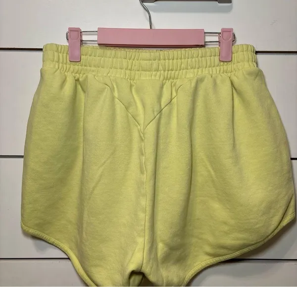Gymshark Training Sweat Shorts Yellow - Image 3