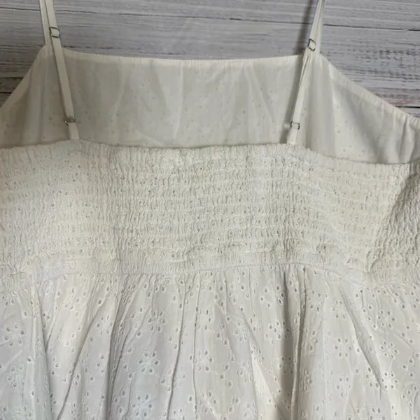 The Drop Chic White Maxi Dress with Spaghetti Straps Size XL - Image 3