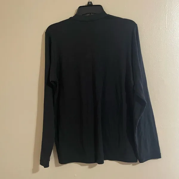 SKIMS boyfriend Long-sleeves T Shirt in Onyx Size XS - Image 6