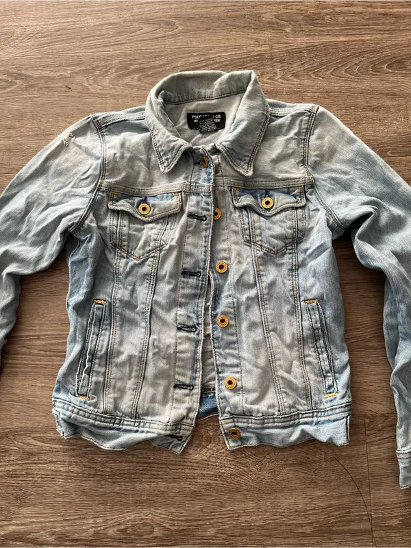 Vintage Polo Jeans Co Ralph Lauren Denim Jacket Womens Small Light Wash Y2K 90s - Image 4