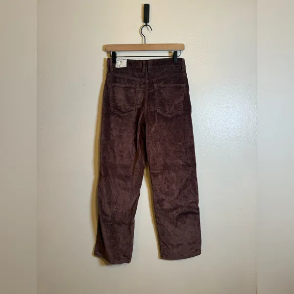 FREE‎ PEOPLE We The Free risk taker cord straight leg pants in chocolate truffle - Image 5