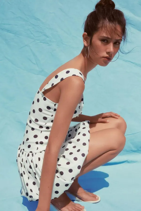 Zara Polka Dot Mini Dress - Image 18