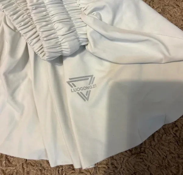 Flowy Athletic Skort White - Image 2