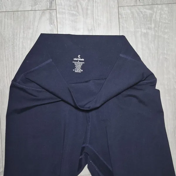 Deep Blue Leggings Colorfulkoala Pants large - Image 5