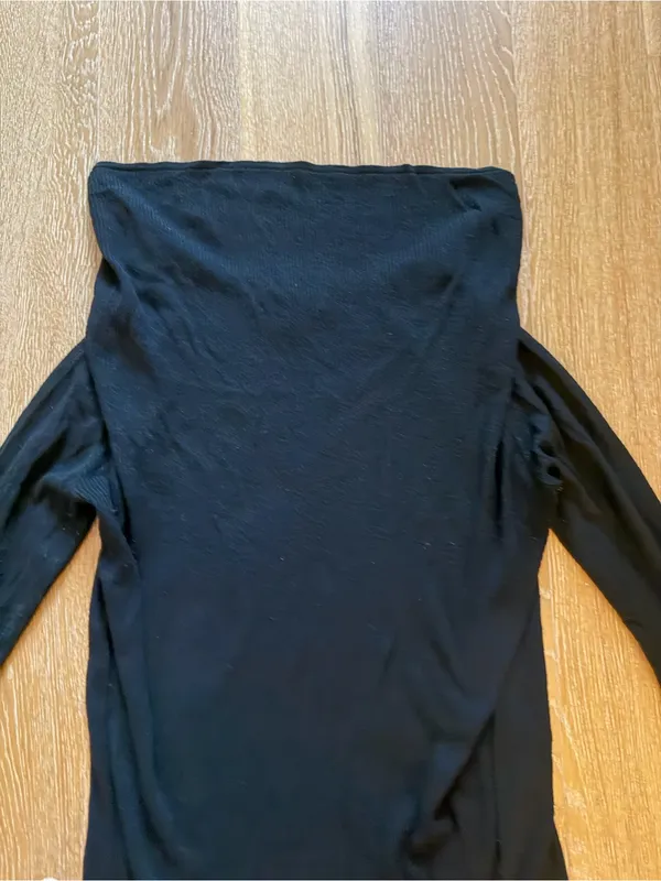 Massimo Black Cowl Neck Sweater used - Image 5