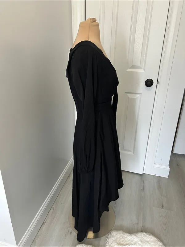 Petal & Pup Magnolia Dress High Low Black - Image 6