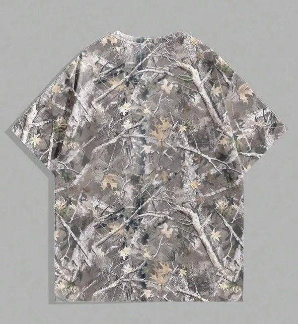 Shein Hunter Camo Oversized Tee - Image 2
