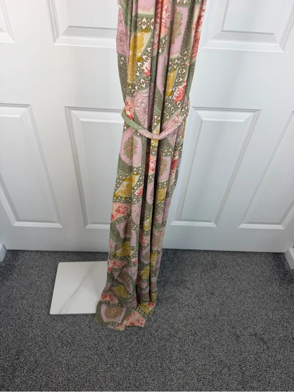 Easel Size L Boho Paisley Wide Leg Tassel Jumpsuit NWOT - Image 11