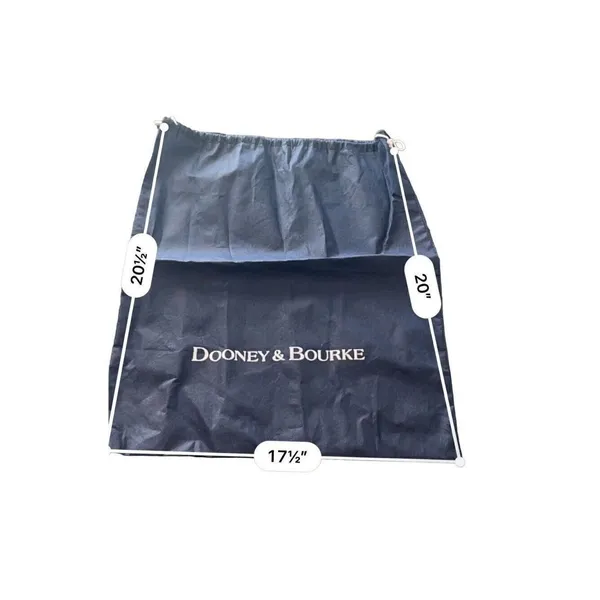 Dooney & Bourke Canvas Leather Hobo Shoulder Bag Vintage Y2K Monogram - Image 9