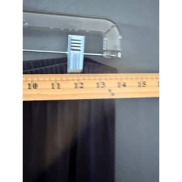 Private Edition by‎ Chicos Black Slinky Knit Cargo Pants Wide Leg Vintage Small - Image 5