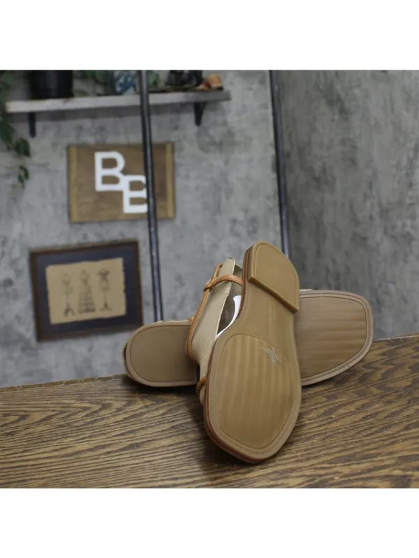 NWT Tommy Hilfiger Womens Taras Strappy Flats Sandals Medium Natural Brown 7.5M - Image 10