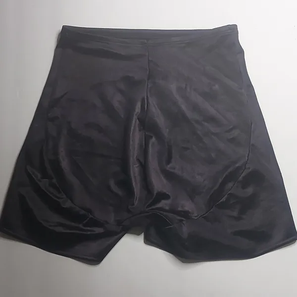 Cabernet Black Elastic Shapewear Slimming Shorts M PinUp Bodycon Film Noir Retro - Image 4