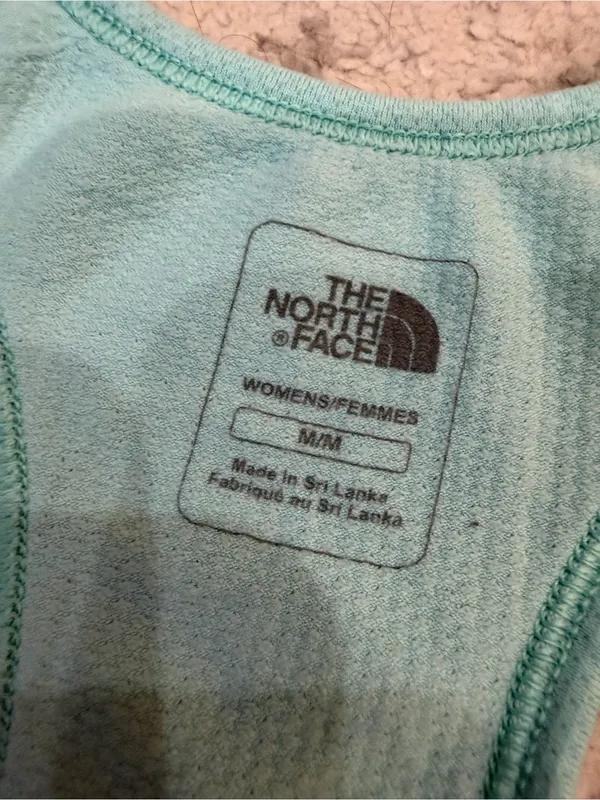 The North Face VaporWick Racerback Tank Medium M Aqua Mint Athletic - Image 4
