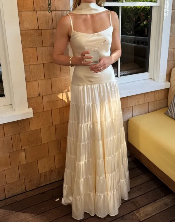 Reformation Agnes Silk Dress - Image 2