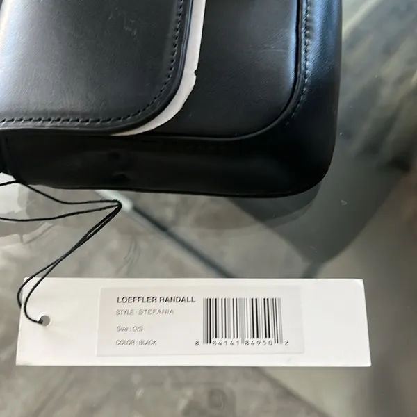 Revolve Stefania Baguette Bag, Black NWT - Image 13
