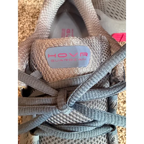 Under Armour HOVR Guardian 2 Womens Gray Pink Running Shoes 3022598-403 Size 12 - Image 5
