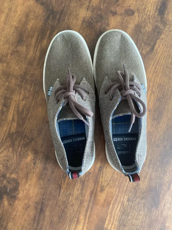 Ben Sherman Brown Canvas Lace - Image 3