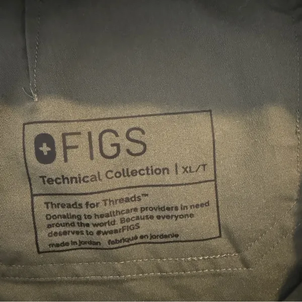 Figs High Waisted Livingston Moss Scrubs Women’s Size XL/T - Image 11