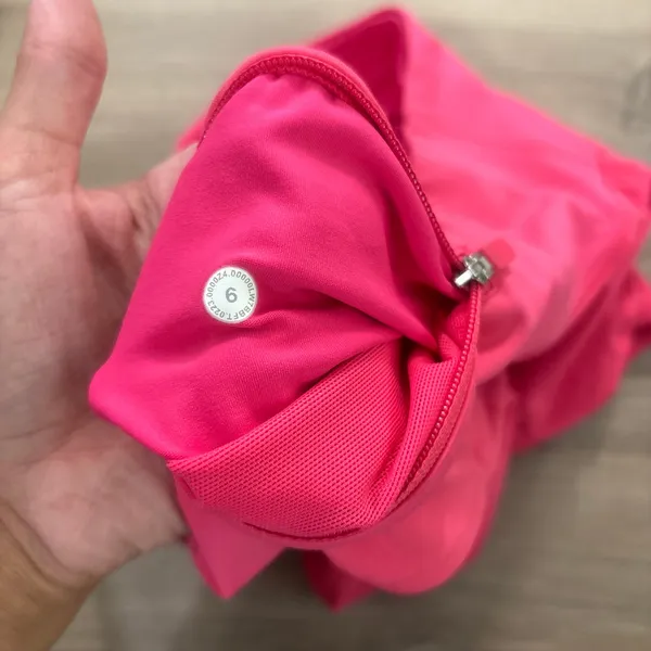 Lululemon Speed Up High-Rise Lined Short 4" Lip Gloss Pink Women Size 6 - Image 2