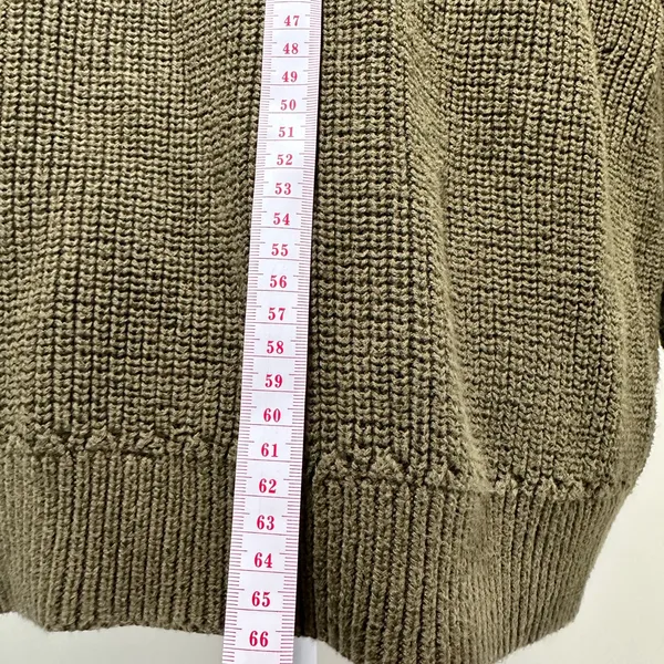 MANGO cotton knit cardigan in dark green - Image 12