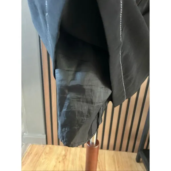 Zara Black Mini-Skirt with Suspenders size small - Image 7