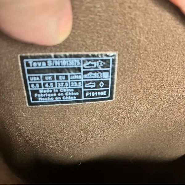 Teva Foxy Tall leather boots cognac leather size 6.5‎ - Image 8